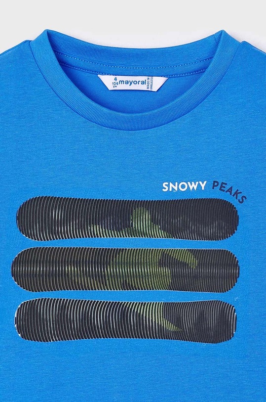 Mayoral longsleeve bawełniany dziecięcy niebieski 4055.5G.Mini.9BYH
