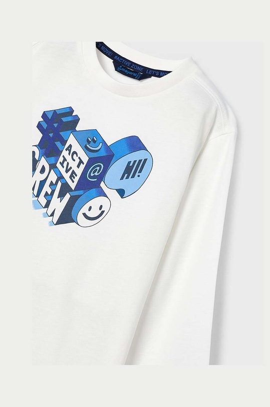 Chłopiec Mayoral longsleeve bawełniany dziecięcy 4059.5H.Mini.9BYH beżowy