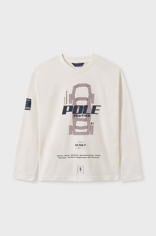 Дитячий бавовняний лонгслів Mayoral бавовна червоний 7087.7D.Junior.9BYH