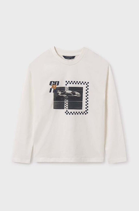 Mayoral longsleeve din bumbac pentru copii 2-pack 7090.7D.Junior.9BYH bleumarin AW24