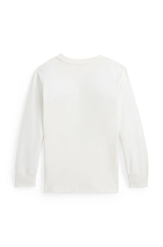 Dječja pamučna majica dugih rukava Polo Ralph Lauren 322883620008 bež AW24