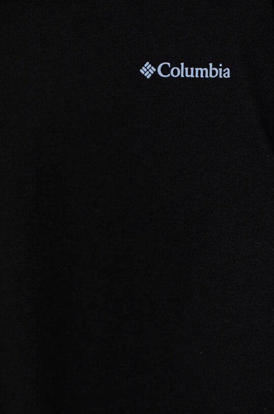 Băieți Columbia longsleeve din bumbac pentru copii Dobson Pass 1954931 negru