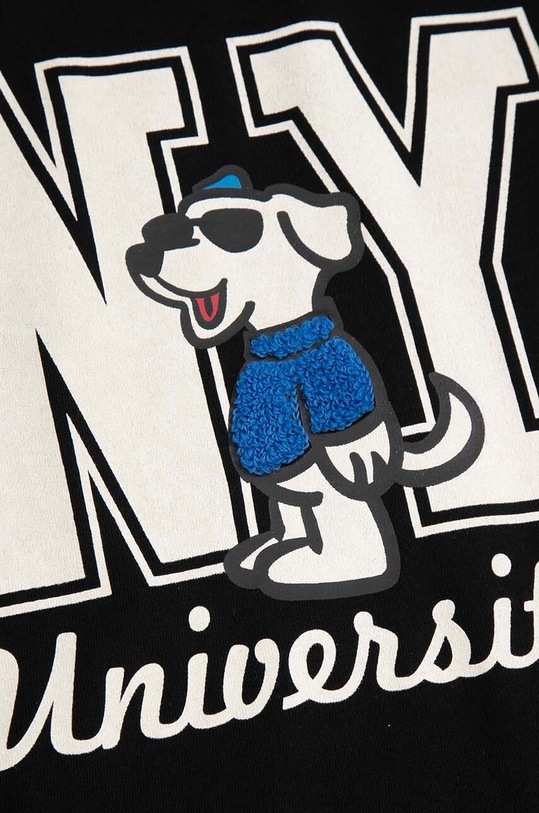 Coccodrillo longsleeve bawełniany dziecięcy ZC4143104ABK czarny