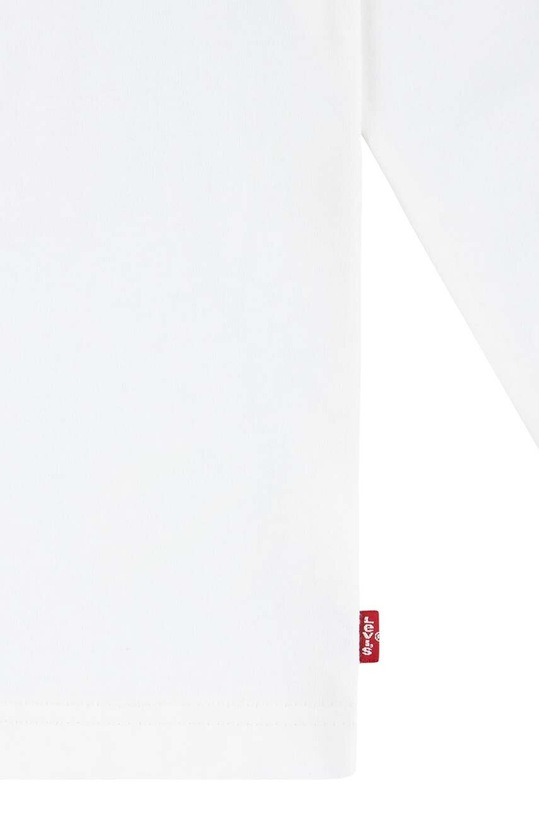 Levi's longsleeve din bumbac pentru copii GIDDY UP LS TEE 9EL428 alb