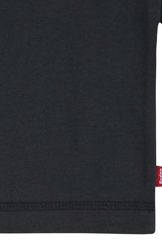 Levi's bluza dziecięca LONG SLEEVE POCKET TEE czarny 9EL555