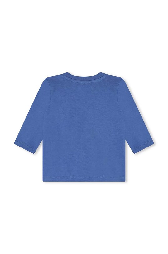 Хлопковый лонгслив для младенцев Kenzo Kids K60518.67.81 голубой AW24