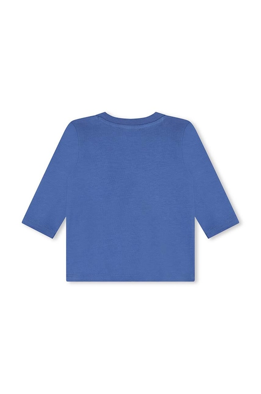 Dětské bavlněné tričko s dlouhým rukávem Kenzo Kids K60518.67.81 modrá AW24