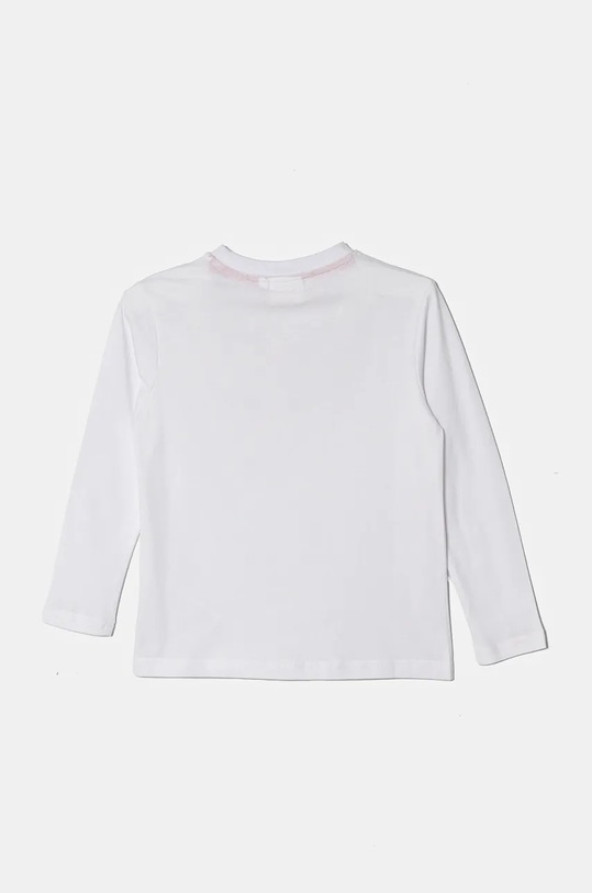 HUGO longsleeve bawełniany dziecięcy G00145.114.150 biały AW24