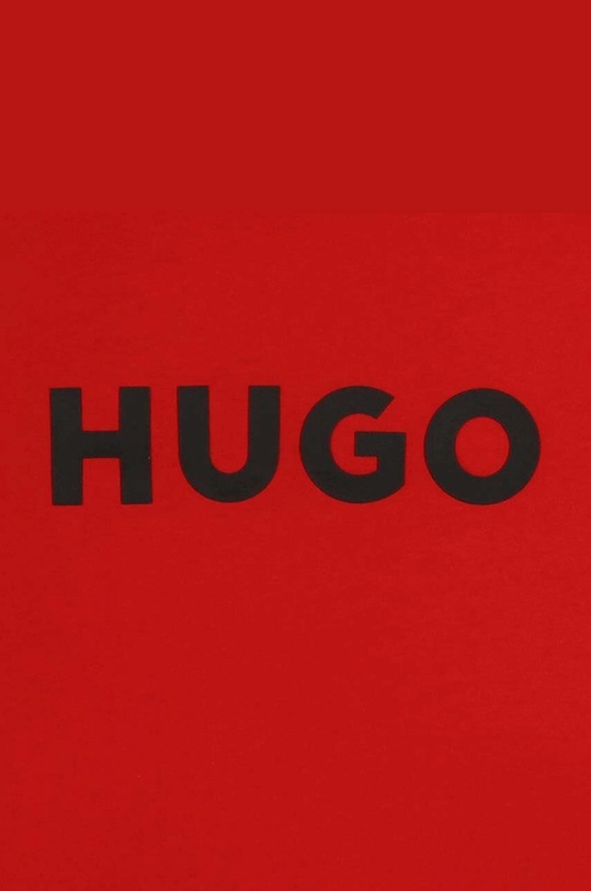 Băieți HUGO longsleeve din bumbac pentru copii G00145.114.150 rosu