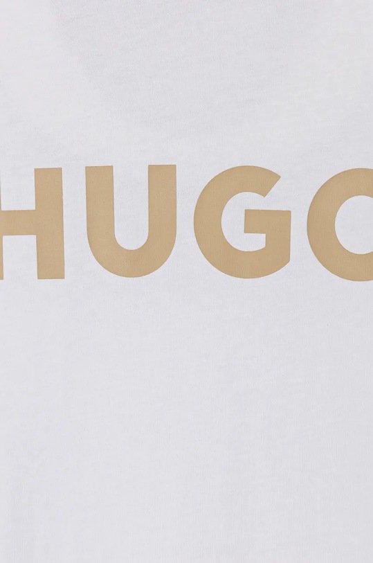 Băieți HUGO longsleeve din bumbac pentru copii G00145.162.174 alb