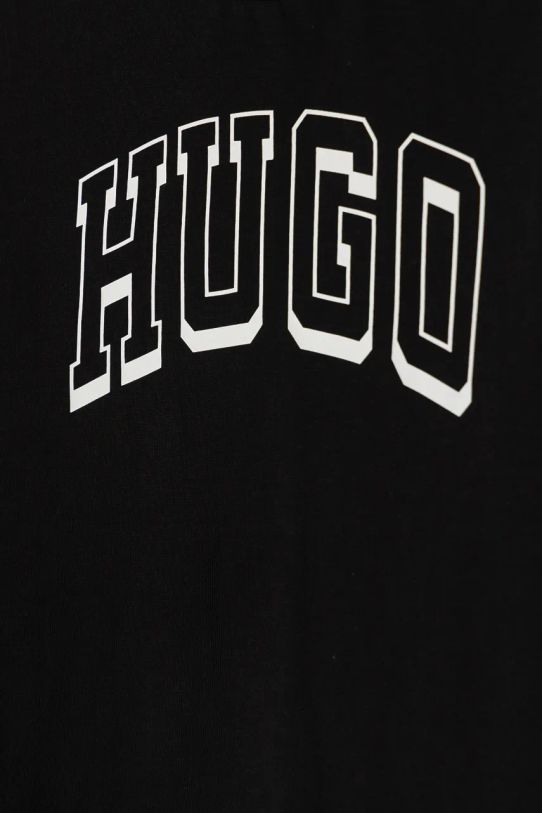 Băieți HUGO longsleeve din bumbac pentru copii G00148.114.150 negru