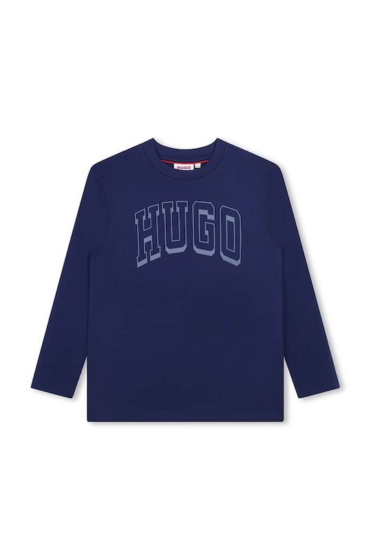 HUGO longsleeve din bumbac pentru copii G00148.162.174 bleumarin AW24
