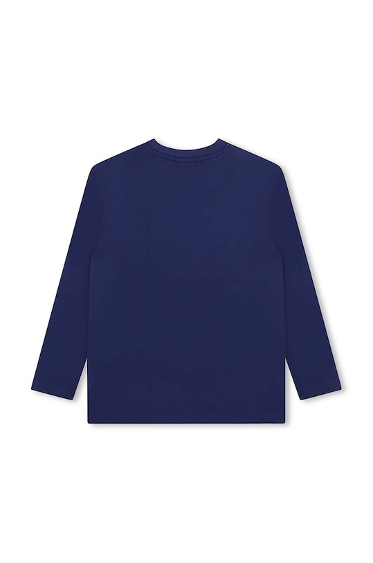 Băieți HUGO longsleeve din bumbac pentru copii G00148.162.174 bleumarin