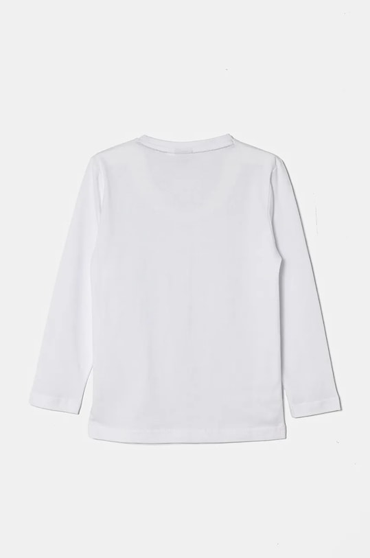 BOSS longsleeve din bumbac pentru copii J51208.114.150 alb AW24