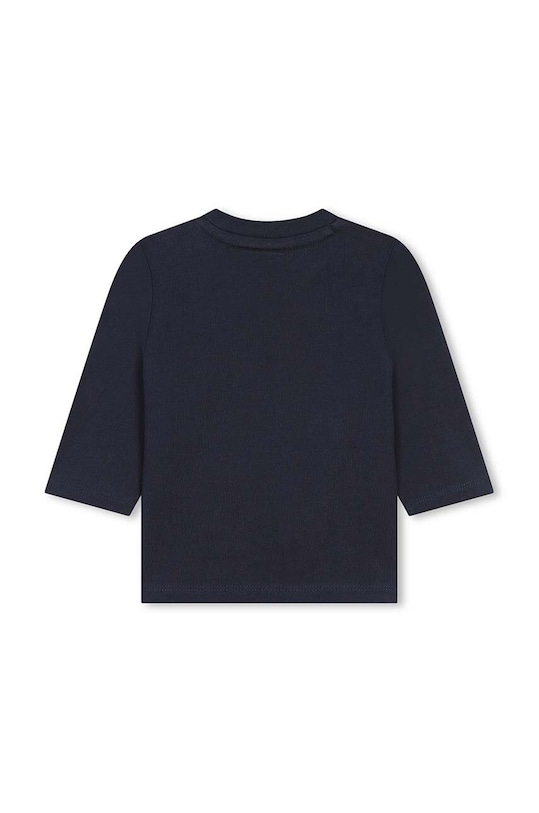 Pamučna majica dugih rukava za bebe BOSS J51291.86.94 mornarsko plava AW24