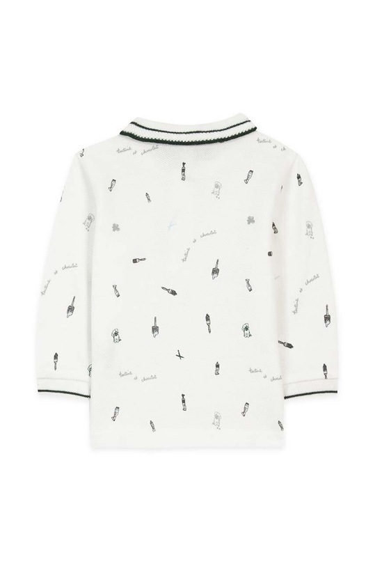 Хлопковый детский лонгслив Tartine et Chocolat TZ11071.104 зелёный AW24