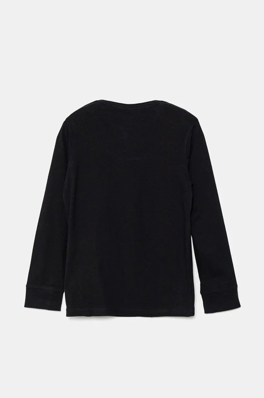 Dětské bavlněné tričko s dlouhým rukávem Quiksilver CIRCLE LOGO LS EQBZT04801 černá AW24