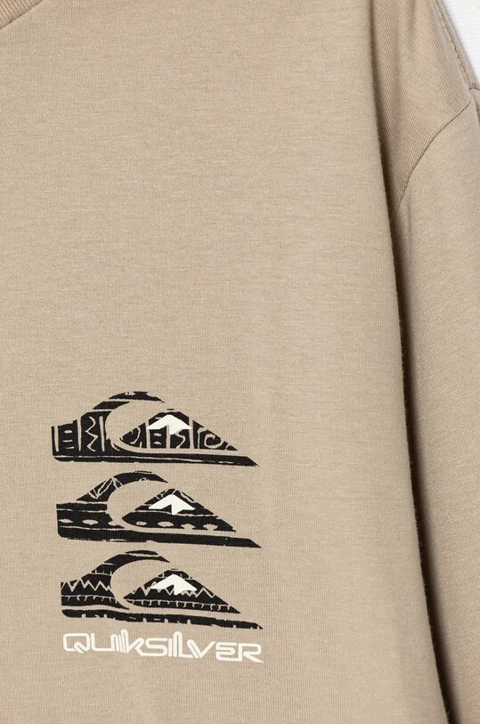 Хлопчик Дитячий бавовняний лонгслів Quiksilver VINTAGE MIX LS EQBZT04799 бежевий