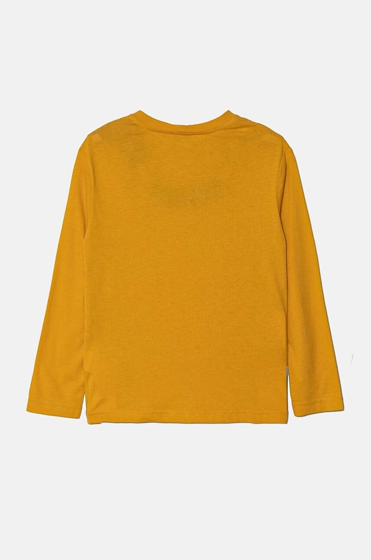 United Colors of Benetton longsleeve bawełniany dziecięcy 3I1XC10JN.G.Seasonal żółty AW24