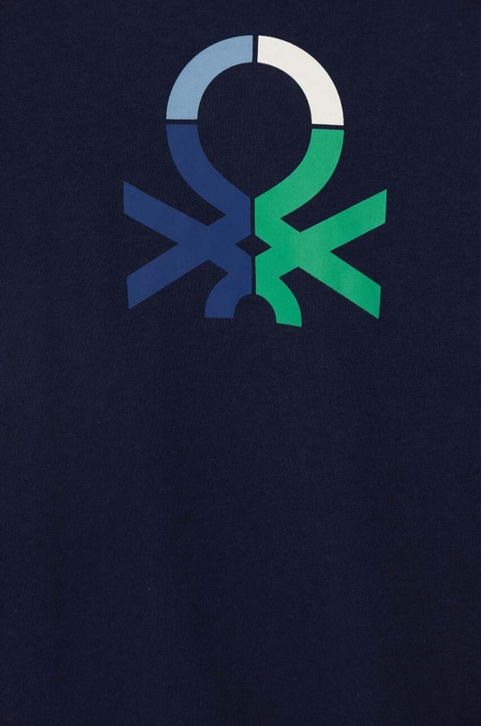 Chłopiec United Colors of Benetton longsleeve bawełniany dziecięcy 3I1XC10JN.G.Seasonal granatowy