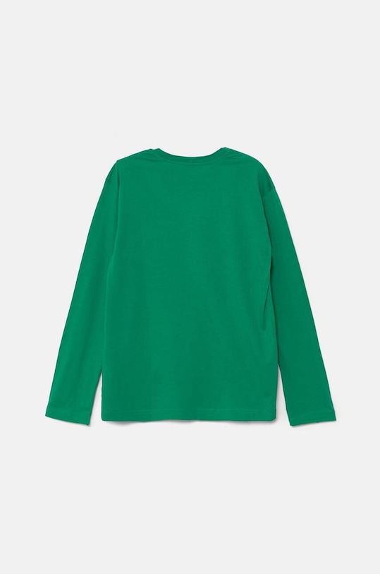 United Colors of Benetton longsleeve bawełniany dziecięcy 3I1XC10JN.G.Seasonal zielony AW24