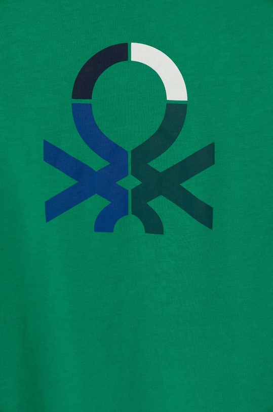 Chłopiec United Colors of Benetton longsleeve bawełniany dziecięcy 3I1XC10JN.G.Seasonal zielony