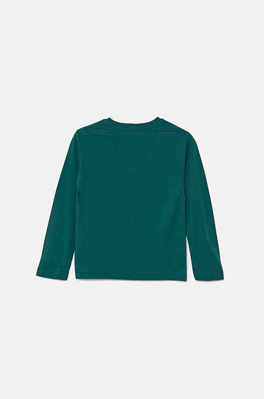 United Colors of Benetton longsleeve bawełniany dziecięcy 3I1XC10JN.G.Seasonal zielony AW24