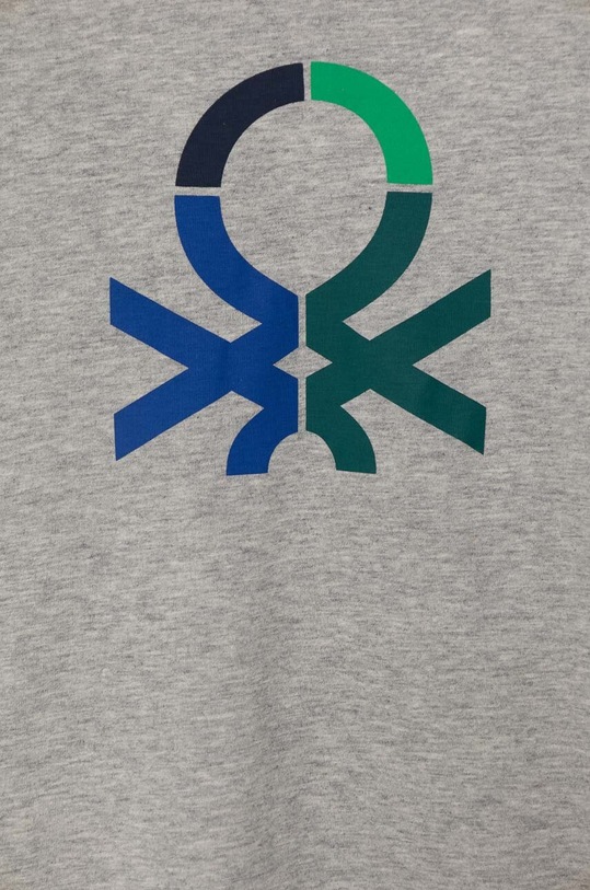Chłopiec United Colors of Benetton longsleeve bawełniany dziecięcy 3I1XC10JN.G.Seasonal szary