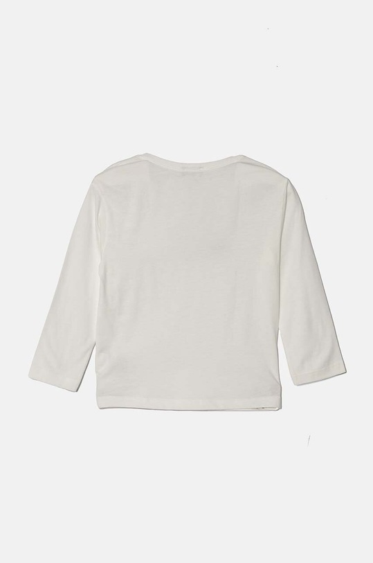 United Colors of Benetton longsleeve bawełniany dziecięcy 3I1XG10F2.P.Seasonal biały AW24