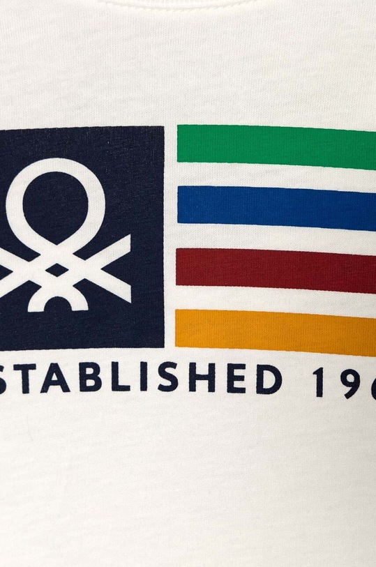 Chłopiec United Colors of Benetton longsleeve bawełniany dziecięcy 3I1XG10F2.P.Seasonal biały