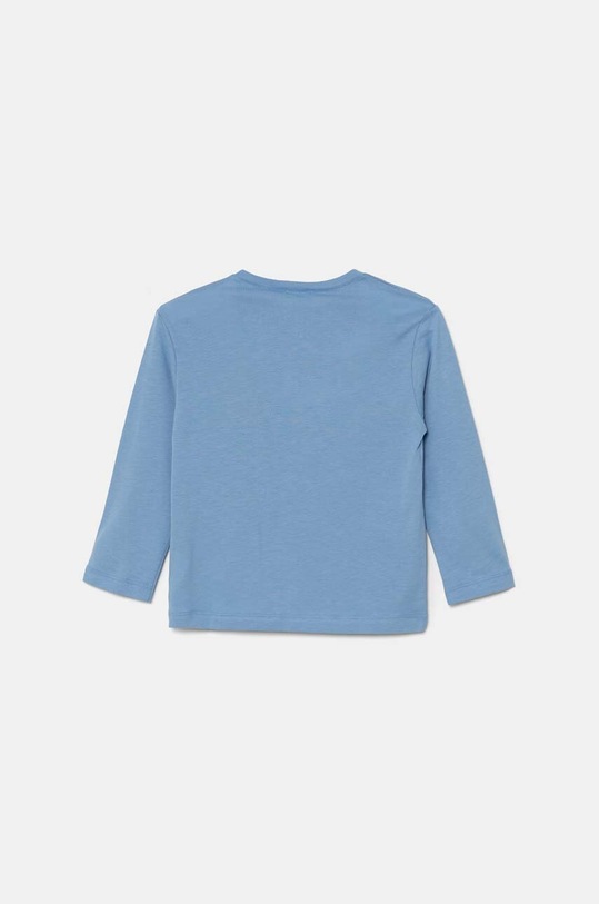 United Colors of Benetton longsleeve bawełniany dziecięcy 3I1XG10F2.P.Seasonal niebieski AW24