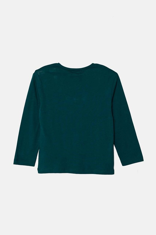 United Colors of Benetton longsleeve bawełniany dziecięcy 3I1XG10F2.P.Seasonal zielony AW24
