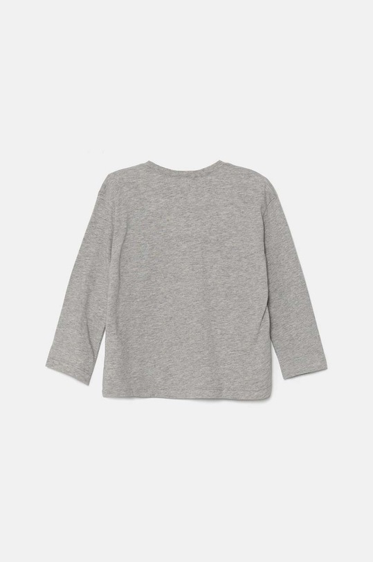 United Colors of Benetton longsleeve bawełniany dziecięcy 3I1XG10F2.P.Seasonal szary AW24