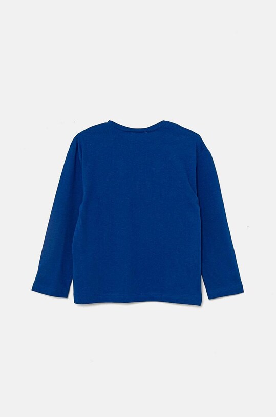 United Colors of Benetton longsleeve din bumbac pentru copii 3I1XG10F2.P.Seasonal albastru AW24