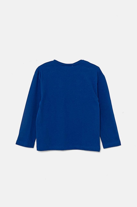 United Colors of Benetton longsleeve bawełniany dziecięcy 3I1XG10F2.P.Seasonal niebieski AW24