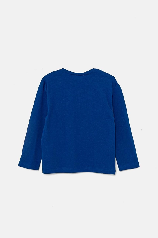 United Colors of Benetton longsleeve bawełniany dziecięcy 3I1XG10F2.P.Seasonal niebieski AW24