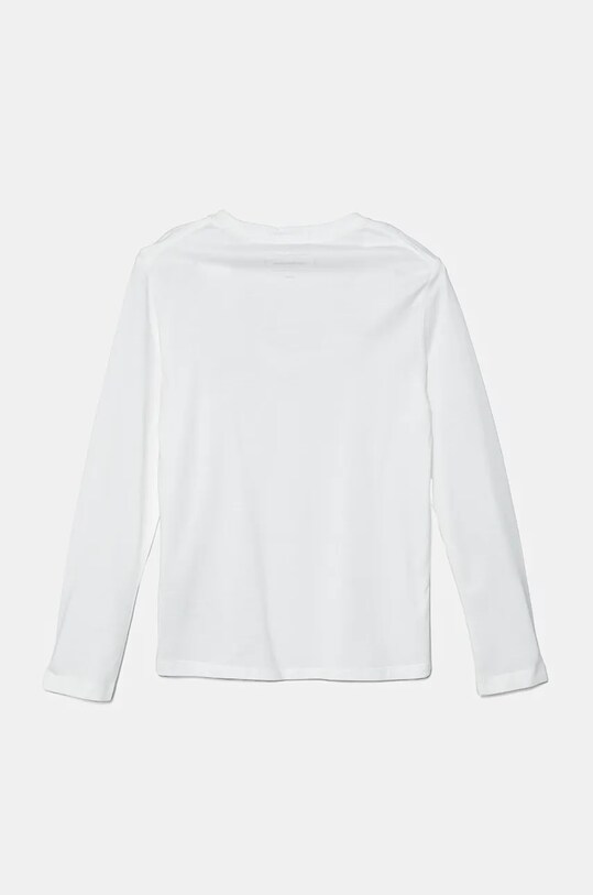 Дитячий лонгслів Calvin Klein Jeans IU0IU00677.128.176.9BYH білий AW24