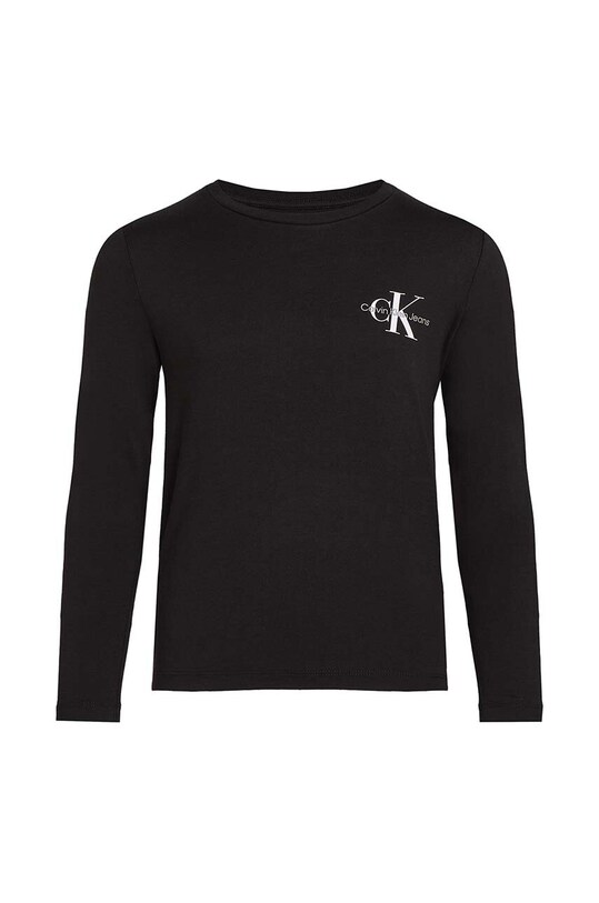 Детский лонгслив Calvin Klein Jeans IU0IU00677.128.176.9BYH чёрный AW24