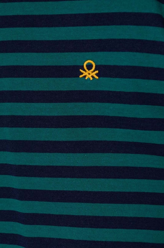 Chłopiec United Colors of Benetton longsleeve bawełniany dziecięcy 3GZ3C10JW.G.Seasonal zielony