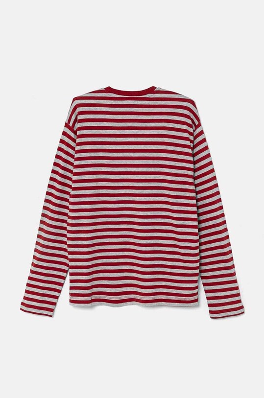 United Colors of Benetton longsleeve din bumbac pentru copii 3GZ3C10JW.G.Seasonal burgundia AW24