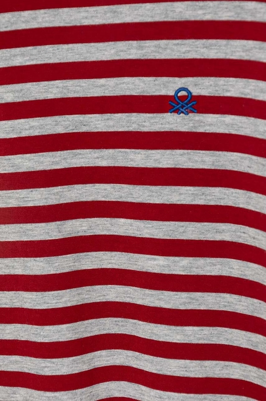 Chłopiec United Colors of Benetton longsleeve bawełniany dziecięcy 3GZ3C10JW.G.Seasonal bordowy