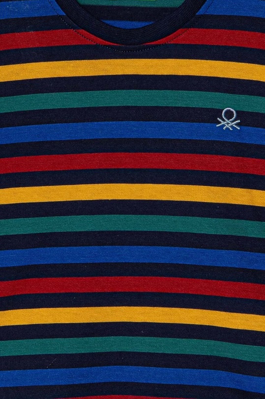 Chłopiec United Colors of Benetton longsleeve bawełniany dziecięcy 3GZ3G10F1.P.Seasonal granatowy