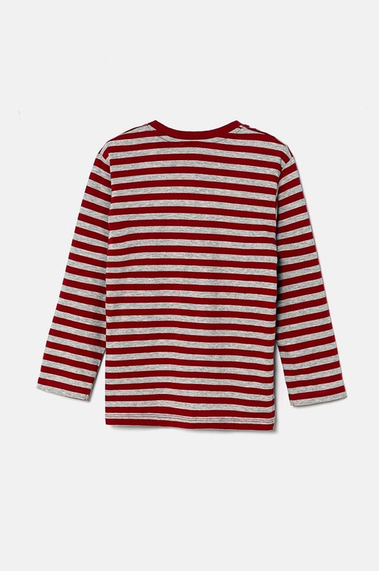 United Colors of Benetton longsleeve bawełniany dziecięcy 3GZ3G10F1.P.Seasonal bordowy AW24
