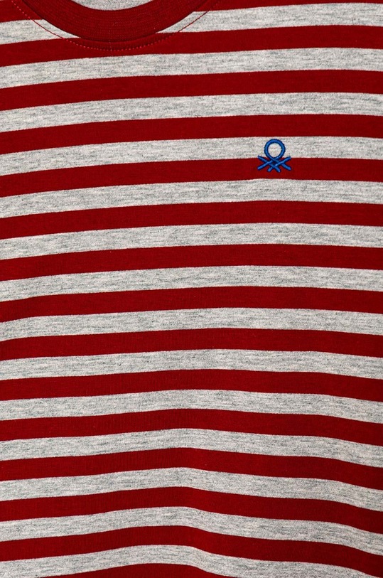 Chłopiec United Colors of Benetton longsleeve bawełniany dziecięcy 3GZ3G10F1.P.Seasonal bordowy