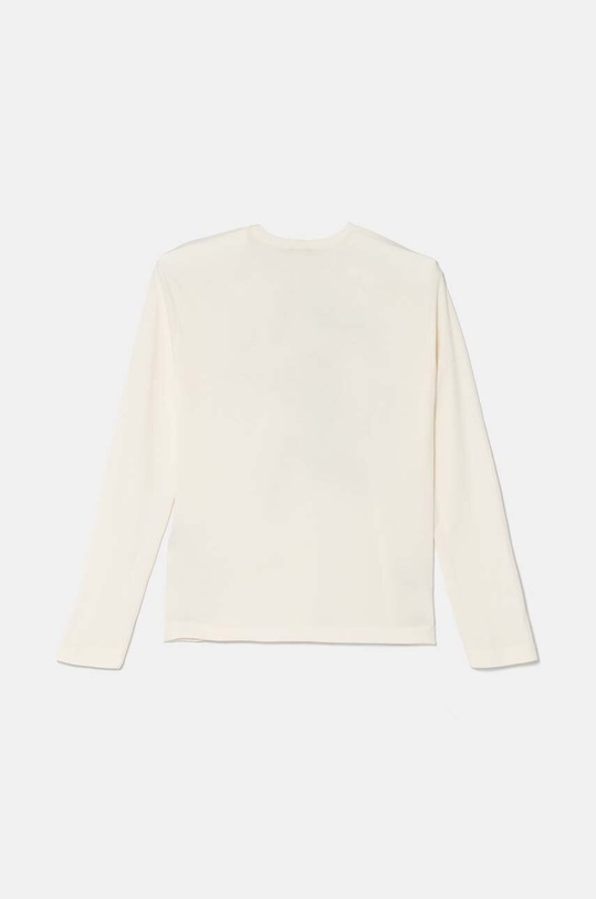 United Colors of Benetton longsleeve bawełniany dziecięcy 3096C10K9.G.Seasonal beżowy AW24