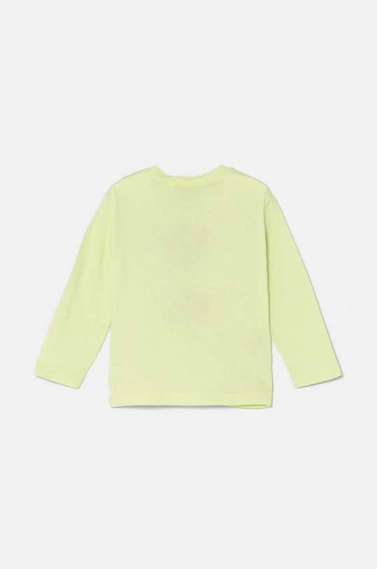 United Colors of Benetton longsleeve bawełniany dziecięcy 3I1XG10FL.P.Seasonal zielony AW24