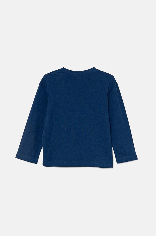 United Colors of Benetton longsleeve bawełniany dziecięcy 3096G10FM.P.Seasonal granatowy AW24