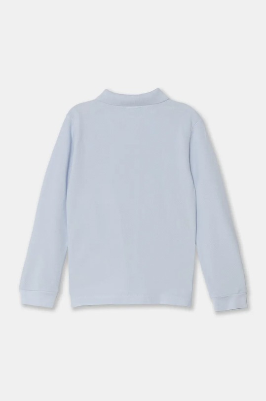 Dječja pamučna majica dugih rukava United Colors of Benetton 3089G3009.P.Repro.9BYH plava AW24