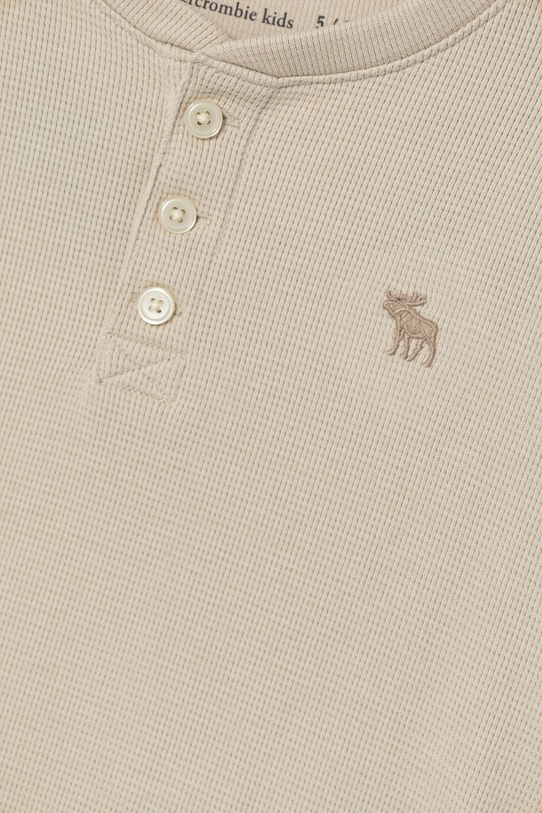 Dječaci Dječja majica dugih rukava Abercrombie & Fitch KI224.4084 bež