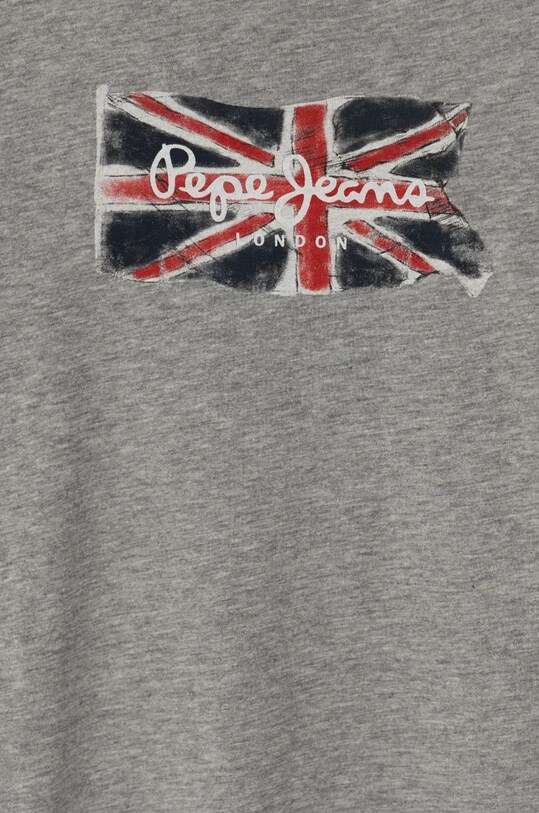 Chłopiec Pepe Jeans longsleeve bawełniany dziecięcy CLAG LS PB503916 szary